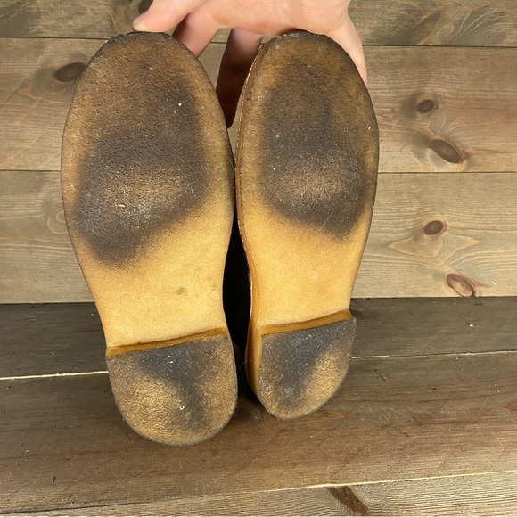 Clarks desert womens size 8.5 shoes brown suede comfort chukka boots - Picture 7 of 8